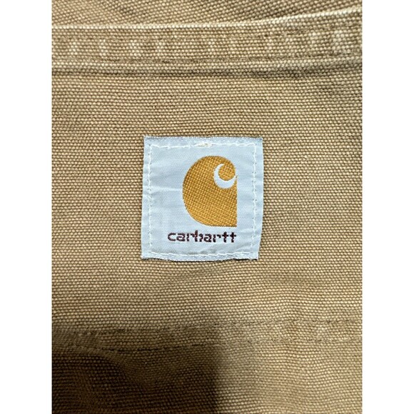 Vintage Carhartt Tan Brown  Carpenter Shorts Canvas Made In USA Men’s Size 44 - Picture 3 of 7